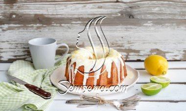 صوص كيكة الليمون الأبيض