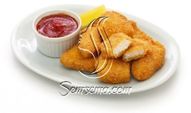 ناجتس الدجاج بالفرن بسعرات حرارية أقل للرجيم