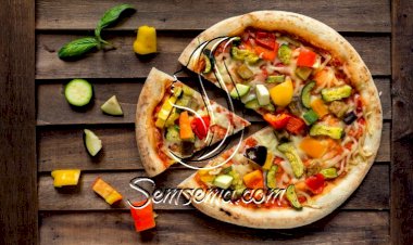 بيتزا سريعة بالخضار