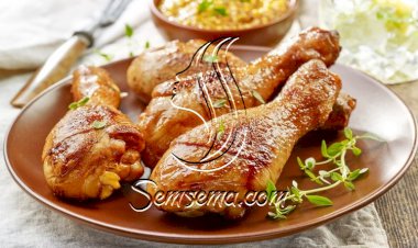 دجاج بصلصة الماسترد لغداء مبتكر