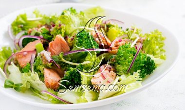 سلطة التونة بالبروكلي للرجيم