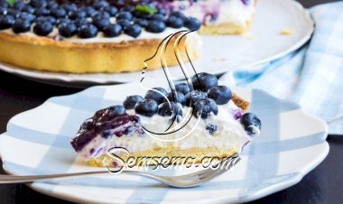 تشيز كيك بالبلوبيري الطازج بدون فرن