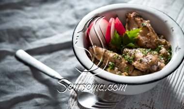 دجاج بالكزبرة والثوم سهل وسريع