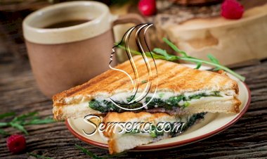 ساندويش الجبن بالجرجير