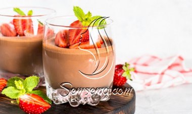 كاسترد بالشوكولاتة والبسكويت