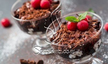 حلى القهوة بالشوكولاتة السريع