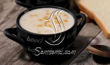 شوربة الدجاج بالذرة والكريمة بالفيديو