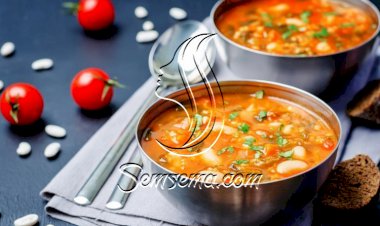 الفاصوليا البيضاء بالصلصة