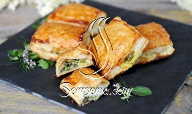 سمبوسك السبانخ بالجبن