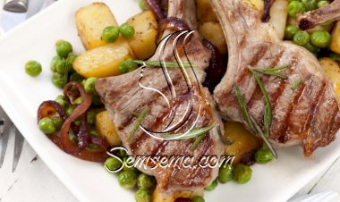 ريش بالفرن مع البطاطس