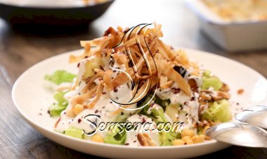 سلطة المقالي بالزبادي بالفيديو