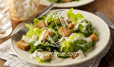 سلطة سيزر بالزبادي