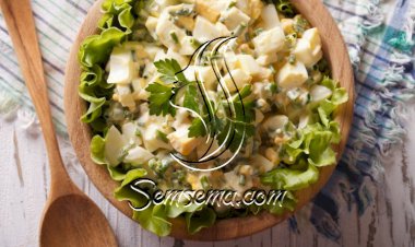 البيض المسلوق مع البقدونس للسحور