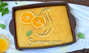 كيك السميد بالبرتقال