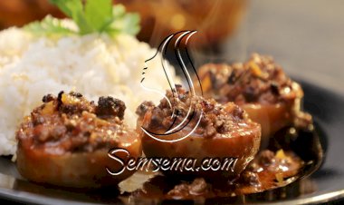 ارضي شوكي محشي باللحم بالفيديو