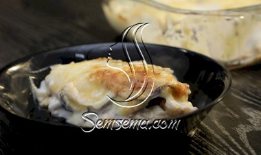 مسقعة الباذنجان بالبشاميل بالفيديو