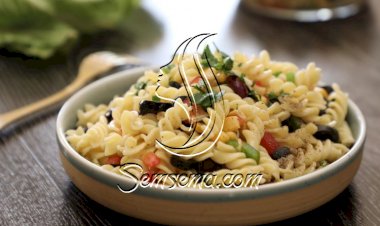 سلطة المعكرونة بالخضار