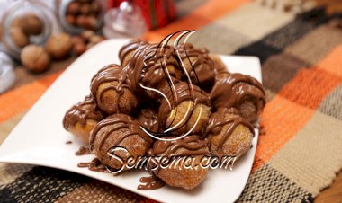 كرات الدونات بالنوتيلا