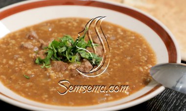 شوربة الشوفان باللحم بالفيديو