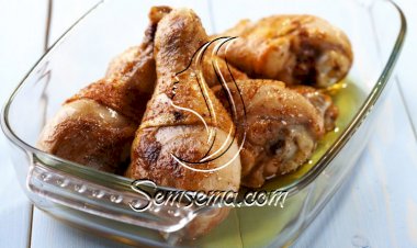 صينية دجاج بالثوم بالفرن