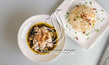 ملوخية ورق بالدجاج