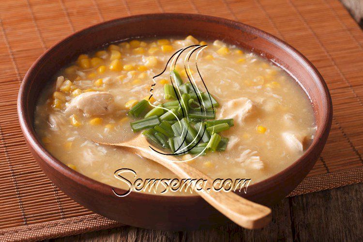 طريقة عمل شوربة الدجاج بالذرة