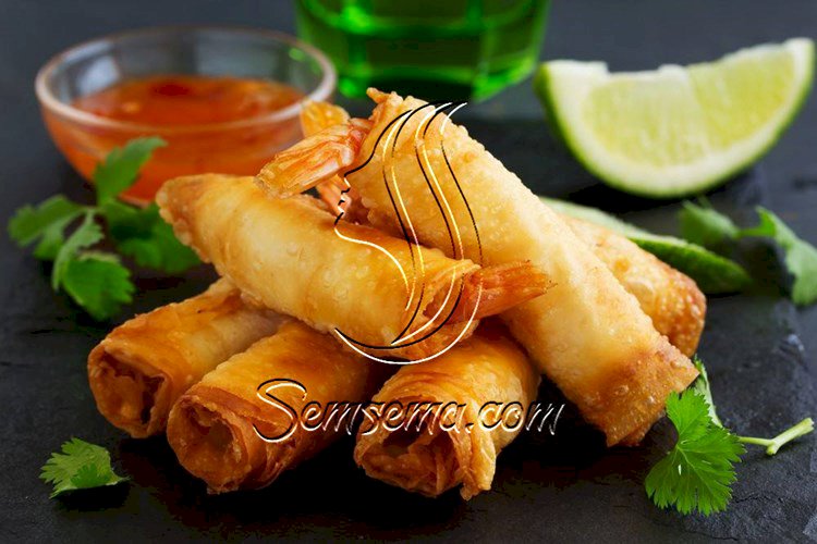 طريقة عمل سبرينج رول بالجمبري