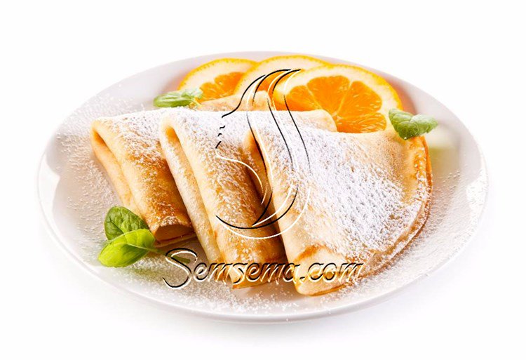 طريقة عمل كريب بعصير البرتقال