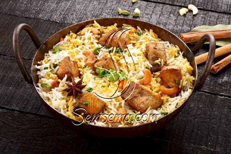 طريقة عمل الأرز بقطع السمك