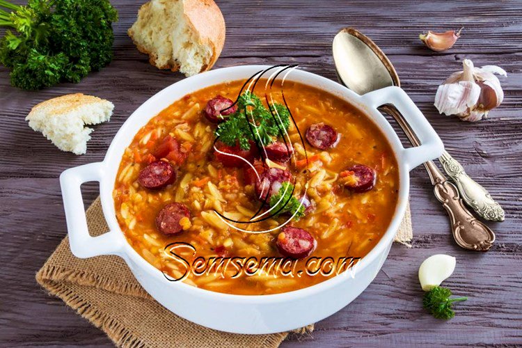 طريقة عمل لسان عصفور بالسجق البلدي