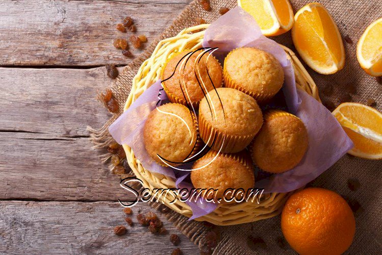 طريقة عمل كب كيك البرتقال