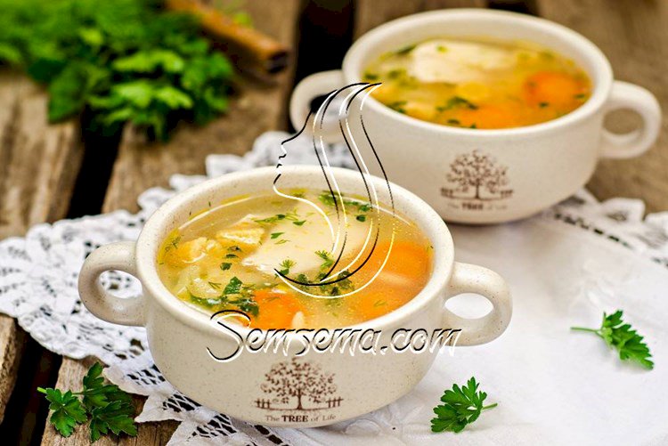 طريقة عمل شوربة لسان عصفور بالخضار
