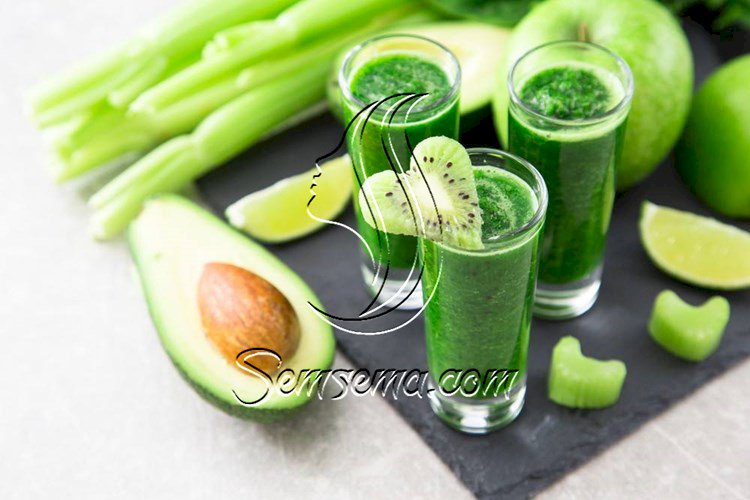 طريقة عمل العصير الأخضر