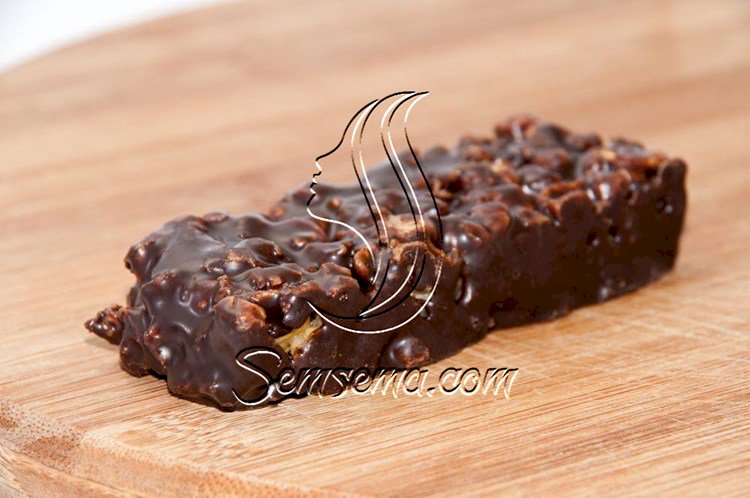 طريقة عمل بار الأرز المنفوش بالنوتيلا