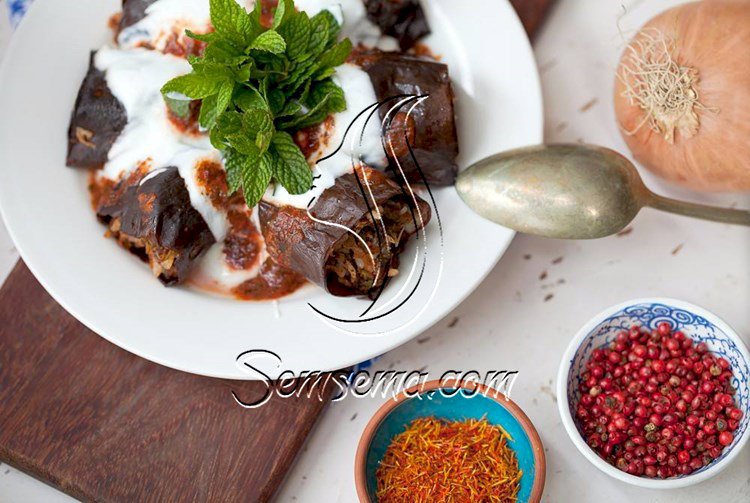 طريقة عمل دولمة الباذنجان التركية