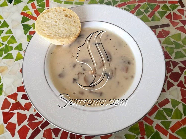 طريقة عمل شوربة المشروم بالكريمة