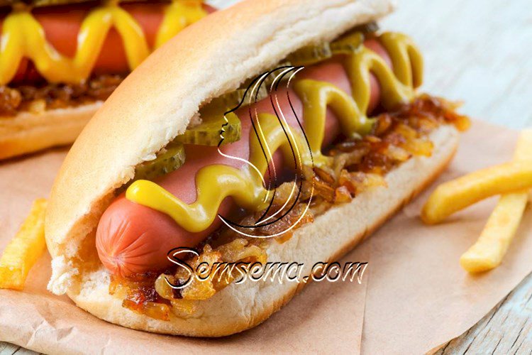 طريقة عمل ساندويتش هوت دوج بالبصل المكرمل