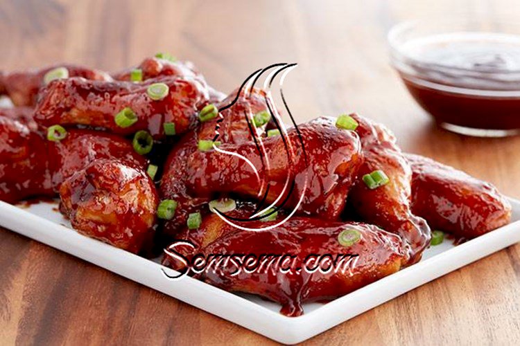 طريقة عمل أجنحة الدجاج بصوص الباربكيو