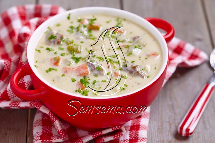 طريقة عمل شوربة التشيز برجر