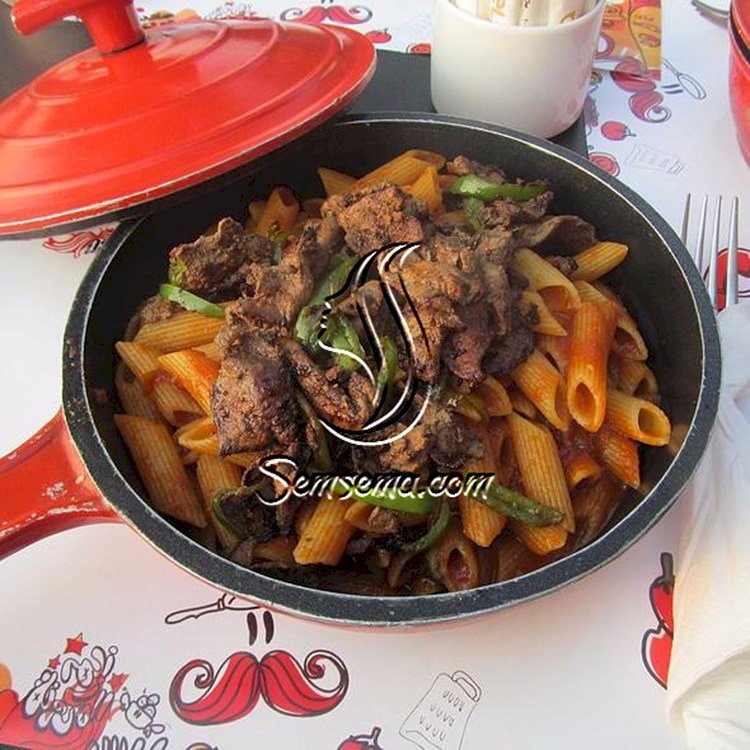 طريقة عمل مكرونة بالكبدة
