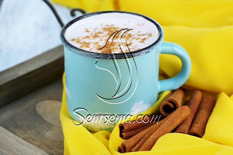 طريقة عمل مشروب اللبن الساخن بالقرفة