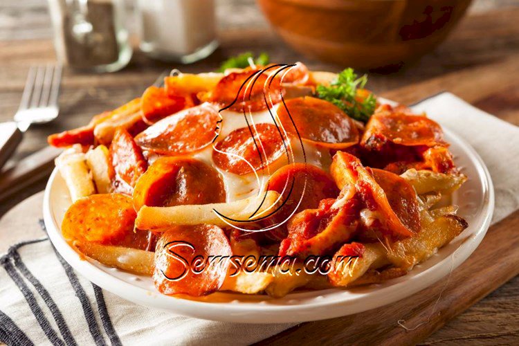 طريقة عمل اصابع البطاطس المحمرة بالبيبروني