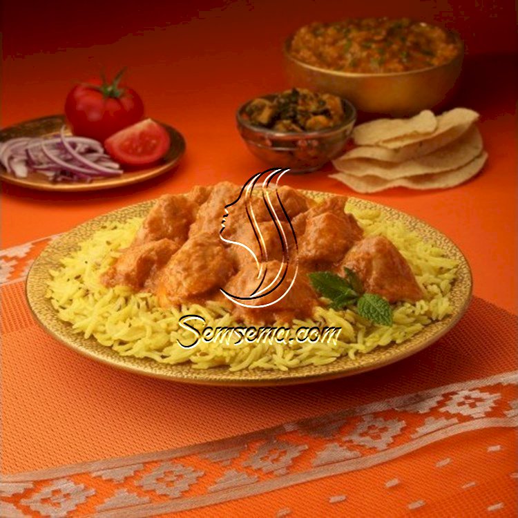 الدجاج بالكاري من المطبخ الهندي