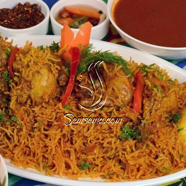 أرز بخاري بالدجاج