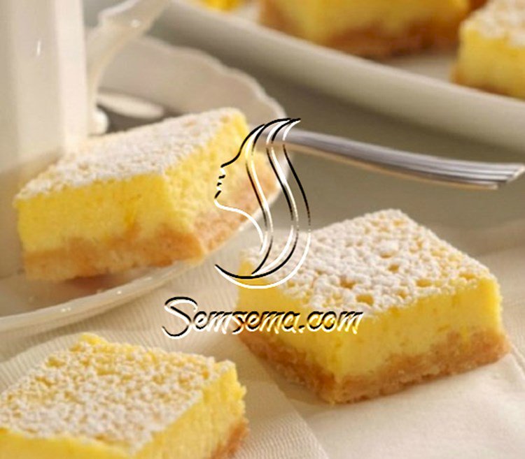 طريقة حلى الليمون البارد بالصور