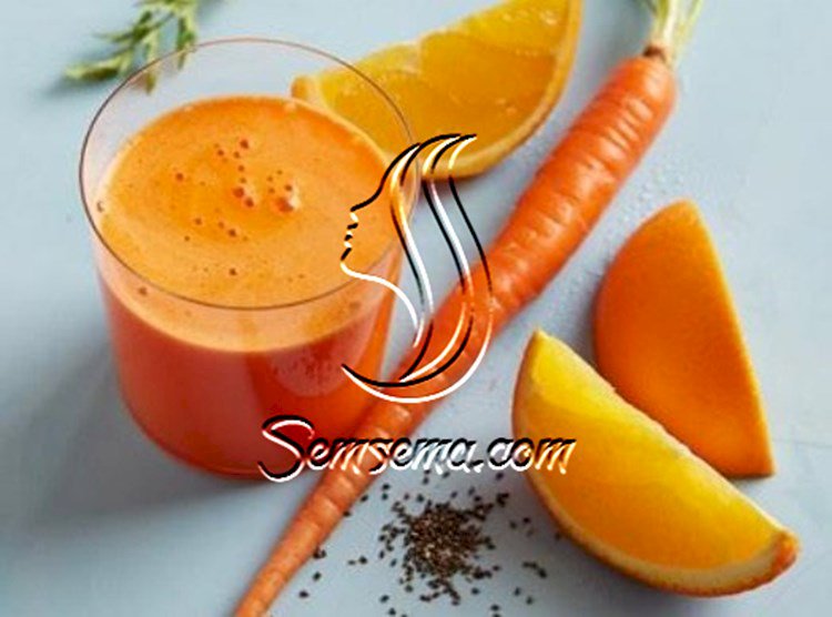 عصير الجزر والبرتقال للتخسيس