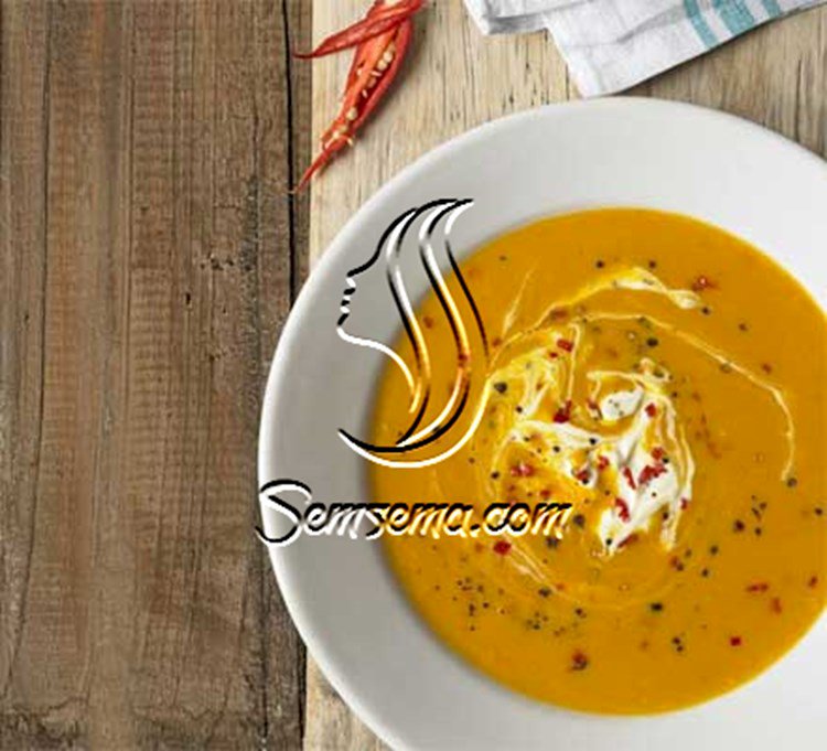 شوربة الاسكواش الحارة على اصولها