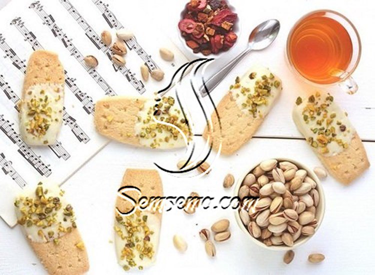 طريقة عمل كوكيز بنكهة البرتقال بالفستق الحلبي