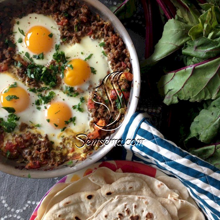 مخلمة بيض ولحم عراقية طريقة التحضير
