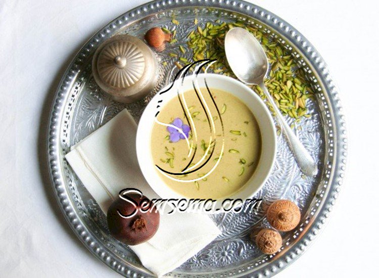شوربة الفستق الحلبي شوربة جديدة روعة